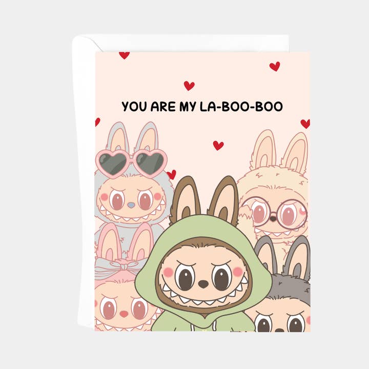 Over the Luna - Wholesale Love Card - You Are My La-Boo-Boo Card