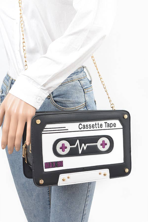 3AM BY H&D ACCESSORIES - Wholesale Crossbody Bag - Women's - Cassette Tape Novelty Bag5
