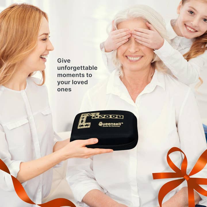 Queensell - Wholesale Dominoes - Double Six Domino Sets with 4 Domino Holders6