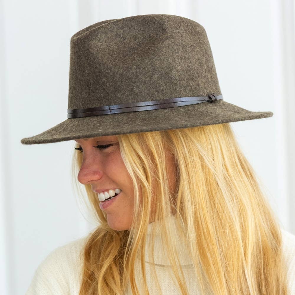 TRAVAUX EN COURS... - Wholesale Fedora - Women's - FELT HAT - leather band, sewn brim19