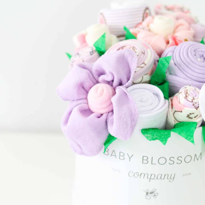 Baby Blossom Company - Wholesale New Mom Gift Box/Set - Baby Girl Gift Box Bouquet Collection - Ballerina