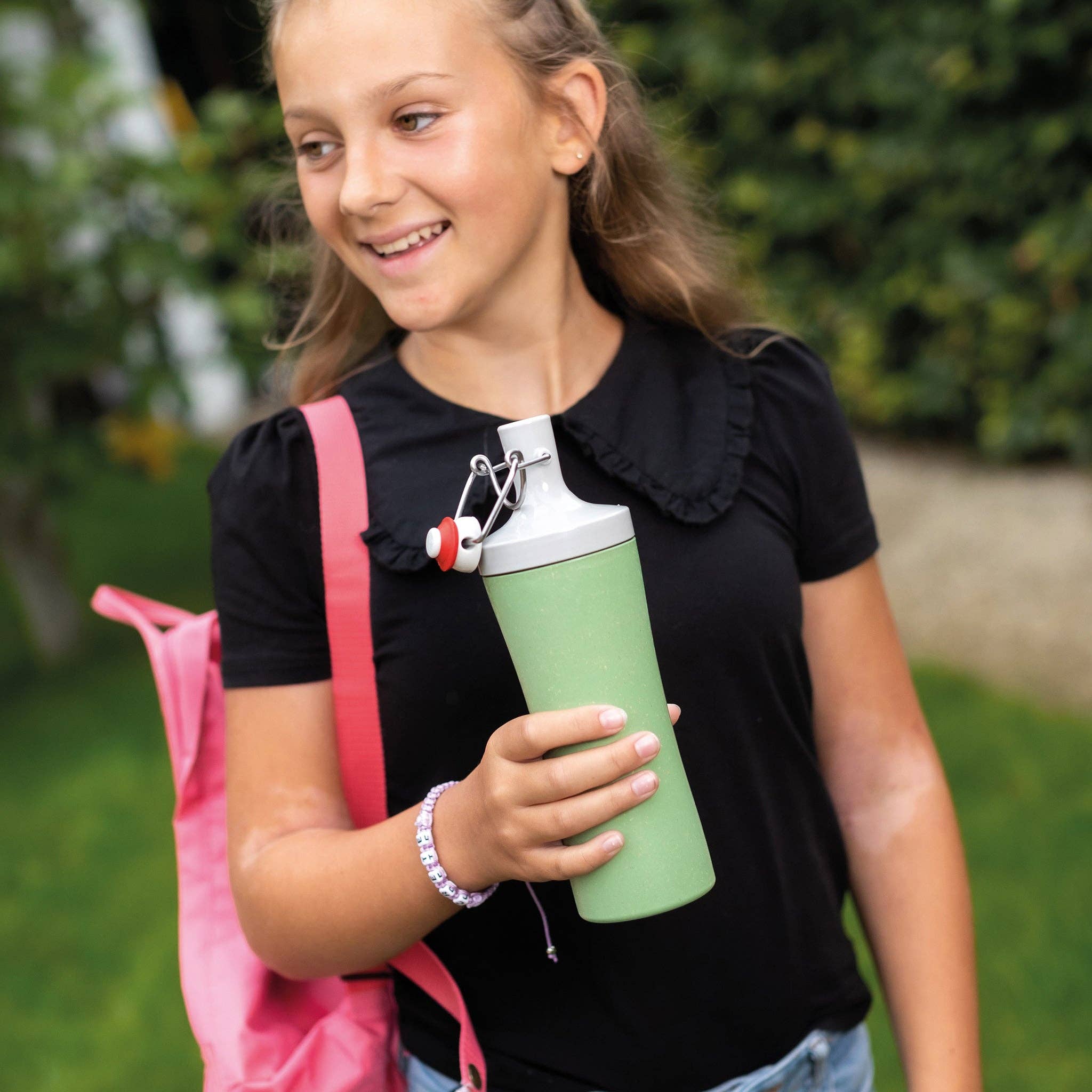 Feuille naturelle verte Bouteille PLOPP TO GO en vente sur Faire1