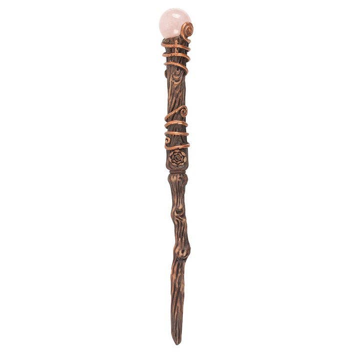 Something Different Wholesale - Wholesale Meditation Supplies - Romance Rose Quartz Crystal Wand with Pouch3