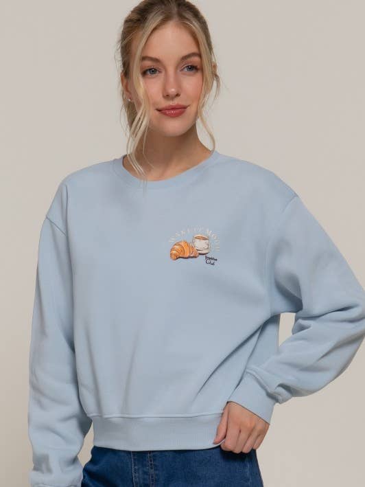 Print Inner Fleece Sweatshirt for wholesale by Lemon Tree