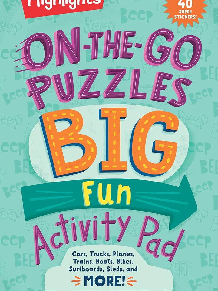 On-The-Go Puzzles Big Fun Activity Pad for wholesale by Highlights for Children