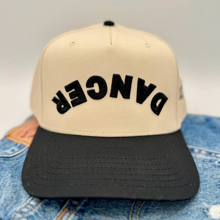 Upside Down “DANCER” Embroidered Hat – Trendy Dance Mom / Studio Gift / Team Merch / Competition Accessory / Personalized for wholesale by Swain Co. Embroidery & Press
