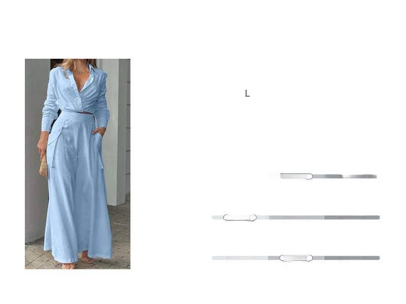 Queen Fashion – wholesale Set med topp och kjol - Dam – Queen Fashion trendigt set med blus och vida byxor för kvinnor7