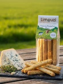 Roquefort thyme breadstick 110g for wholesale by Limouzi Saveurs