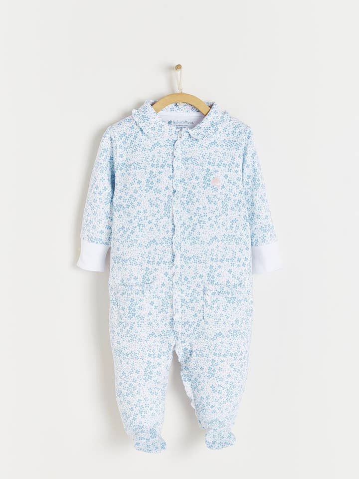 lily zip footed pajama for wholesale by babycottons