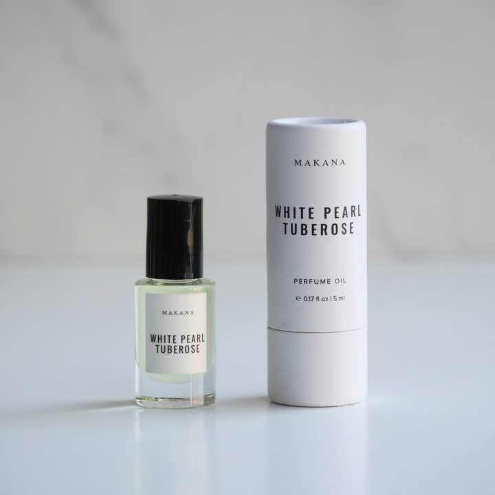 Makana - Wholesale Roll-On Fragrance - White Pearl Tuberose 5ml Perfume Oil