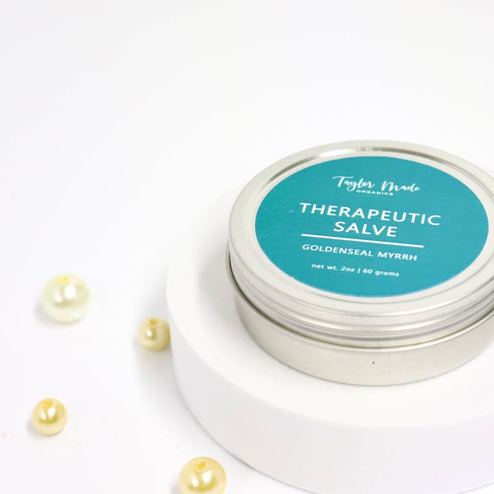 Taylor Made Organics - Wholesale Healing Salve/Balm/Cream - Goldenseal Myrrh Organic Salve | wounds