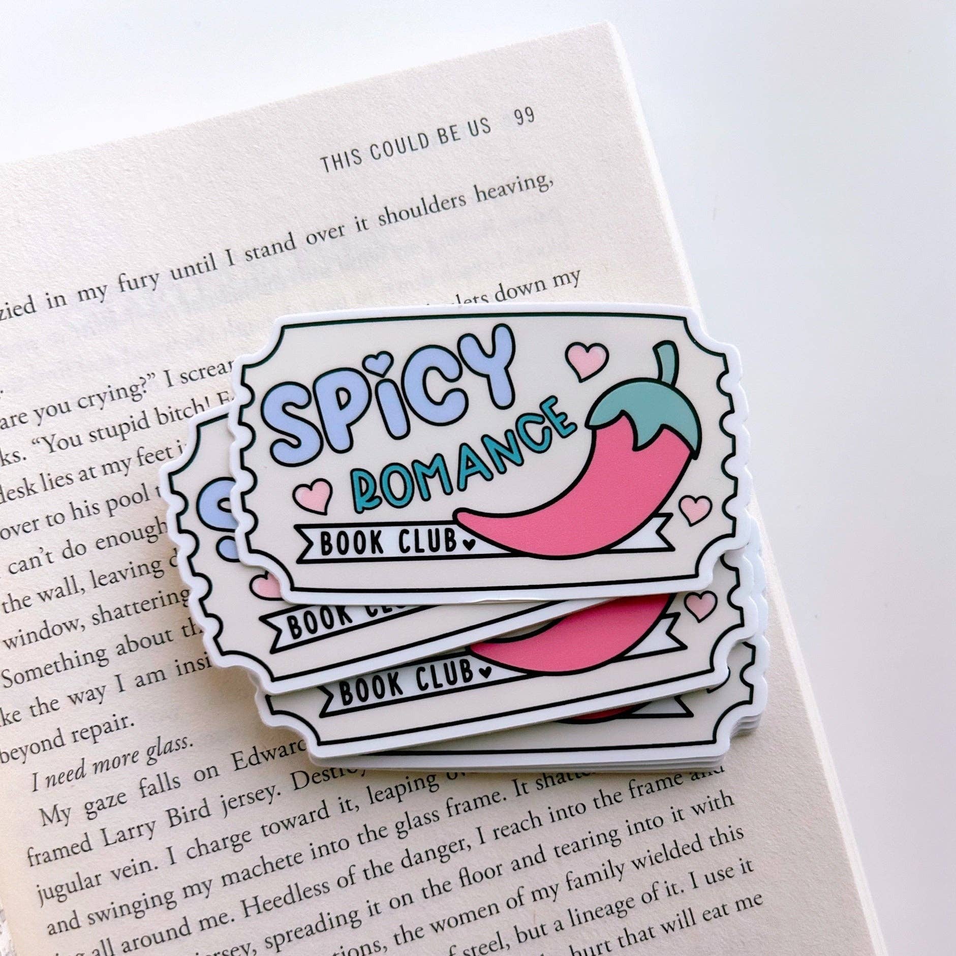 My Secret Copy - Wholesale Sticker - Pastel Spicy Book Club Sticker1
