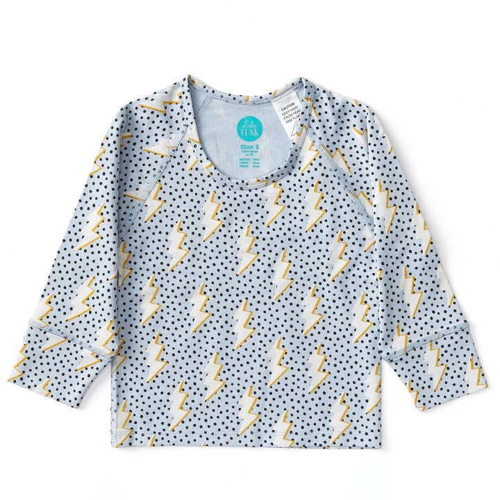 Lulu Funk - Wholesale Sleepwear set – Kids - Bamboo & Organic Cotton Sleepwear - Bolts of Lightning1