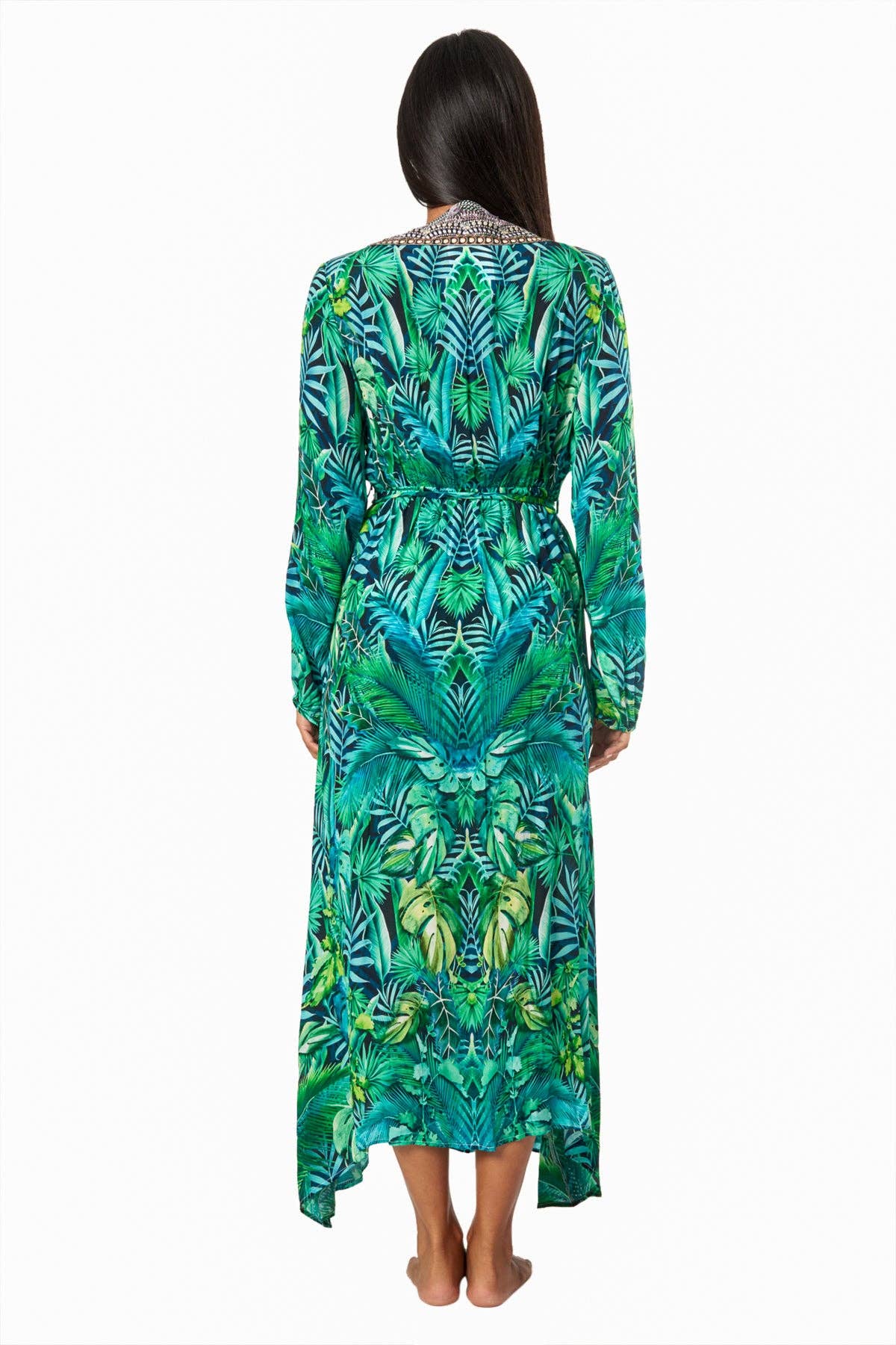 La Moda Clothing - Wholesale Dress - Women's - Wild Country Women's Maxi Wrap Dresses3