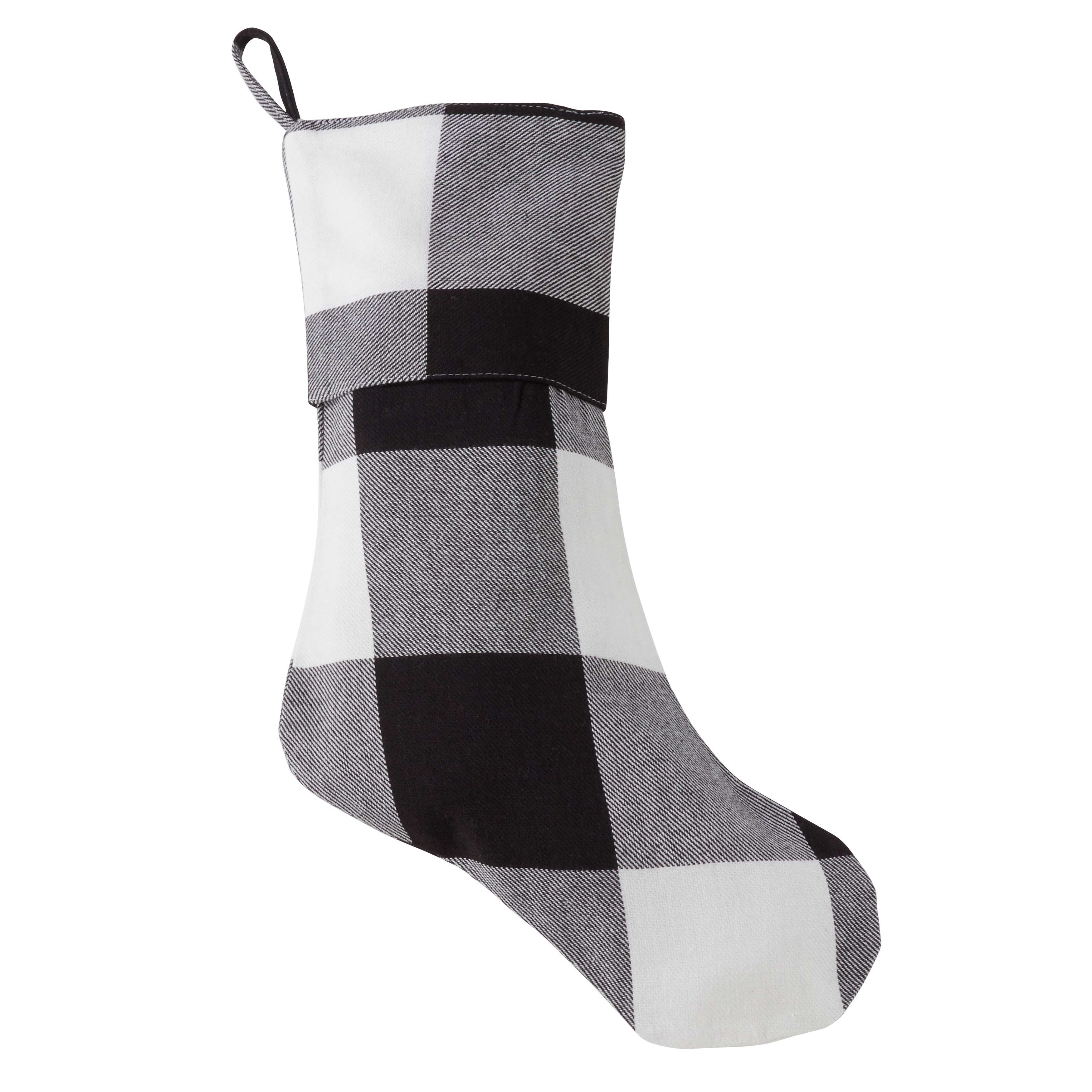 Fennco Styles - Wholesale Tree Skirt - Buffalo Plaid Cotton Christmas Tree Skirt, Stocking1