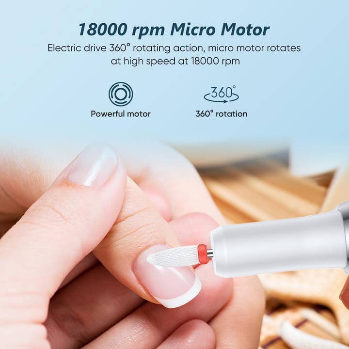 VIGOR - Wholesale Nailcare Set - Cordless Nail Drill Pen Machine Cuticle Portable 13 in 1 Kit