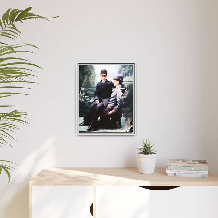 Walt & Pete - Wholesale Art Print - paire 027 | Framed Vintage Photo - Matte Canvas22