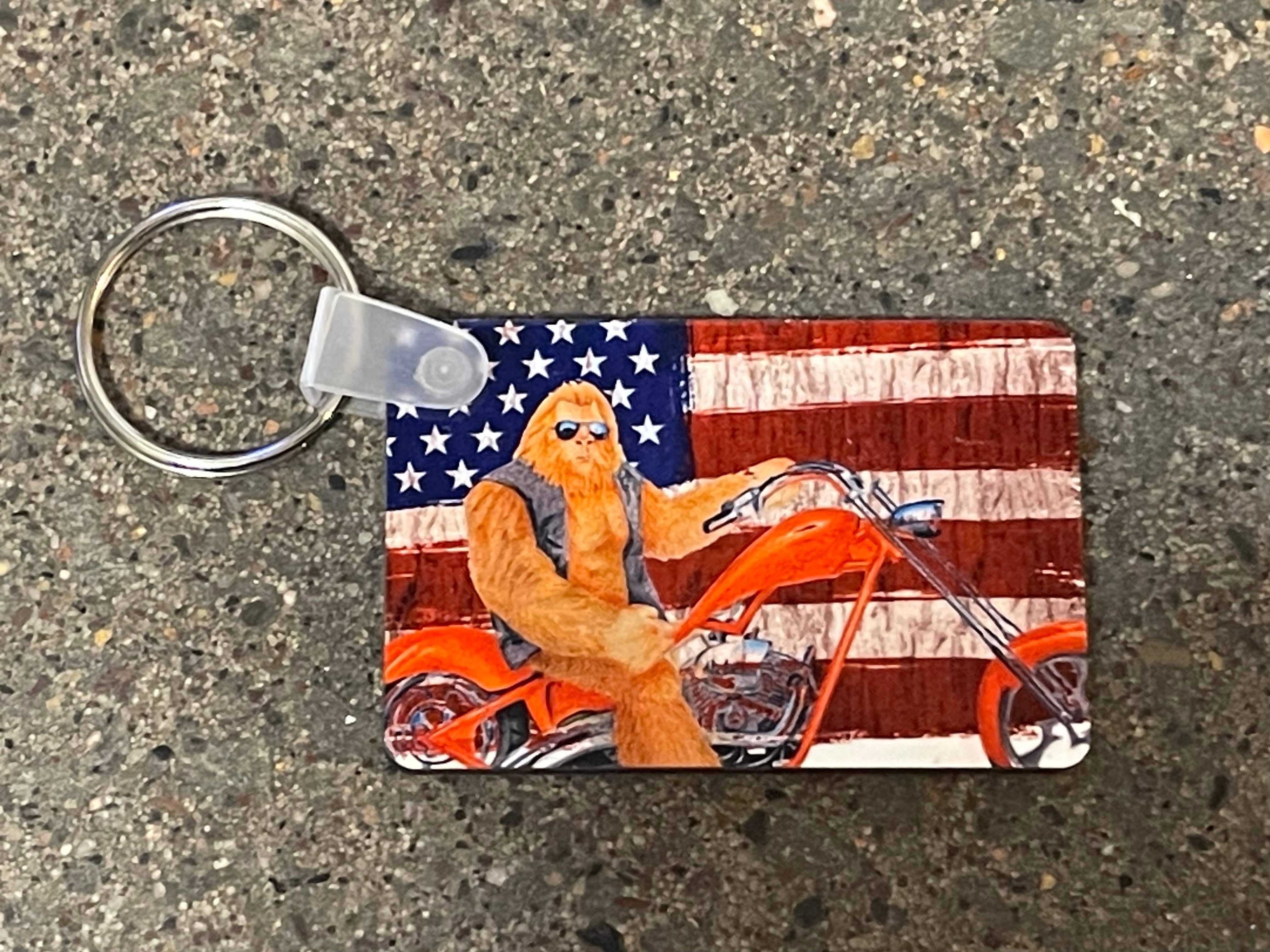 Squatchin’ Country – wholesale Keychain – Unisex – Squatchin' Country Colorful Bigfoot keychains8