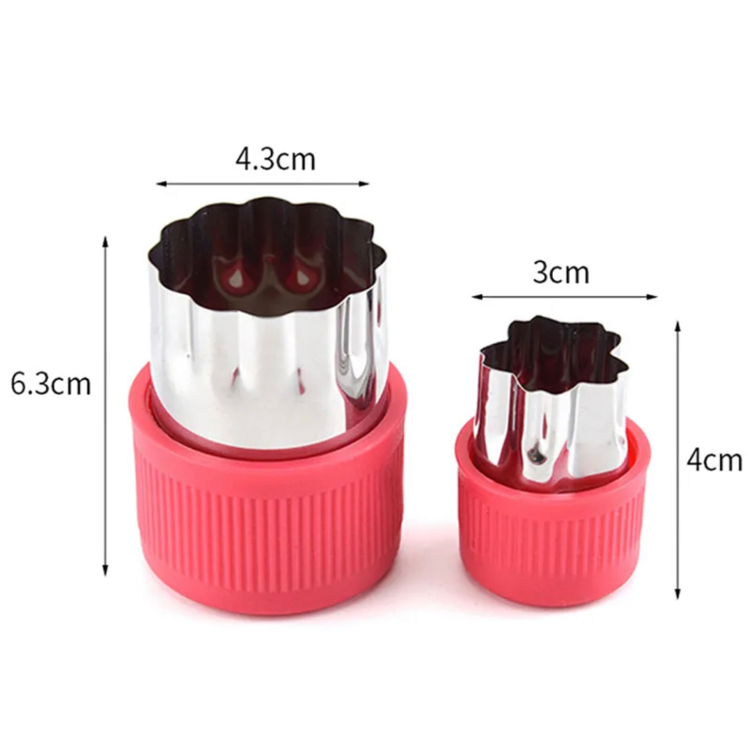 Mum Made Yum - Wholesale Kitchen Tool/Gadget - Fruit & Veggie Cutters - Green - 12 Piece Set6