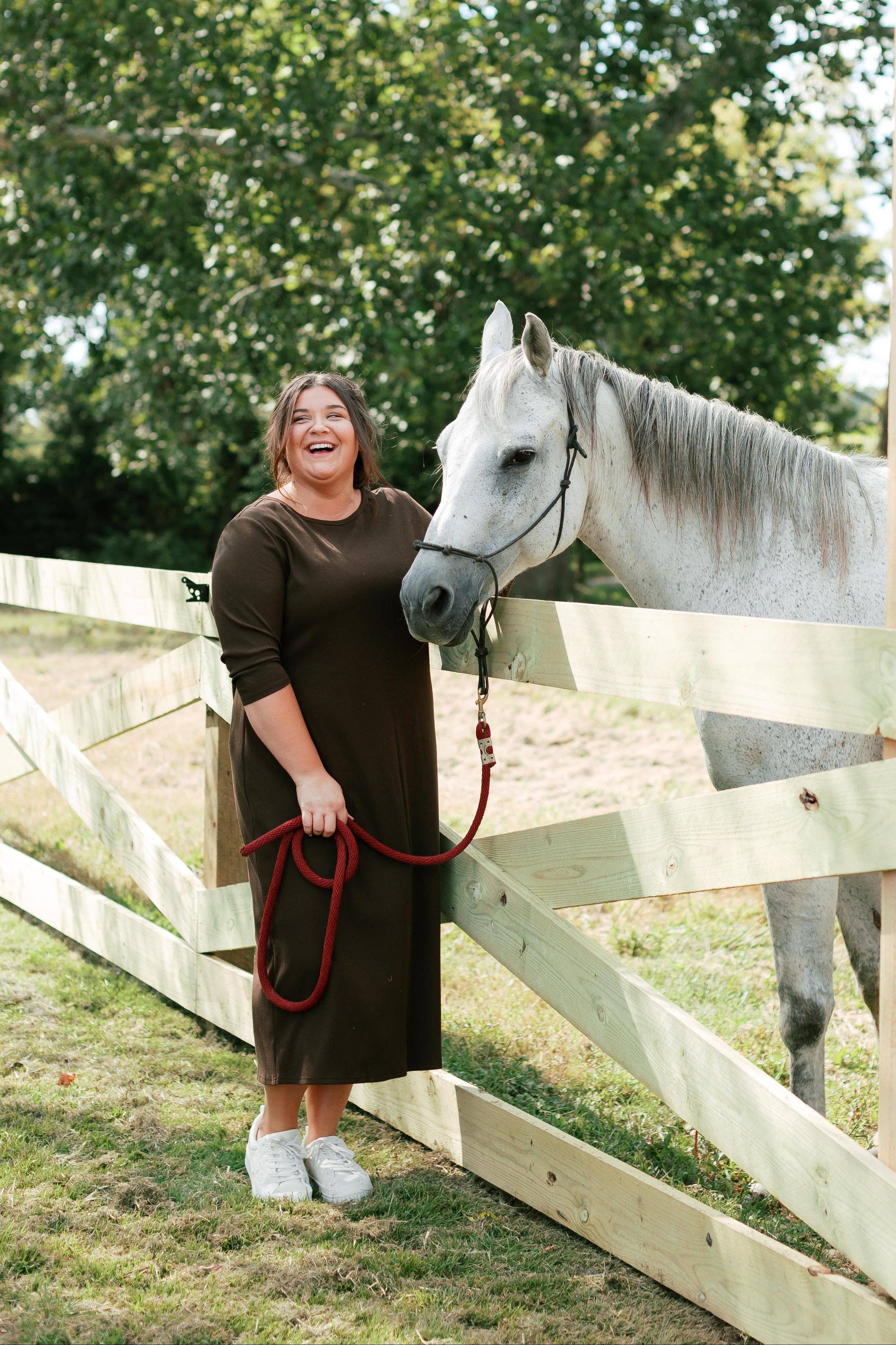 The Main Street Exchange - Wholesale Dress - Women's - 'Constance' 3/4 Sleeve Ribbed Midi Dress FINAL SALE1