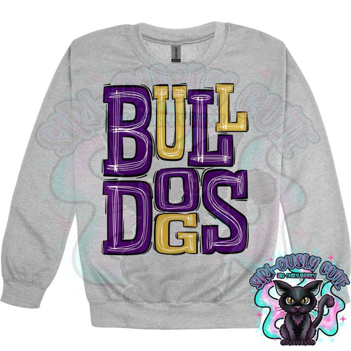 Sporty Bulldogs - Purple Gold for wholesale by Siri-Ously Cute