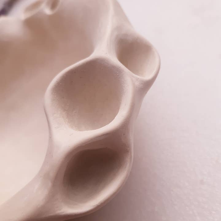 Porcelain Morphogenetic Bowl. Small/med/large for wholesale by Beca Beeby