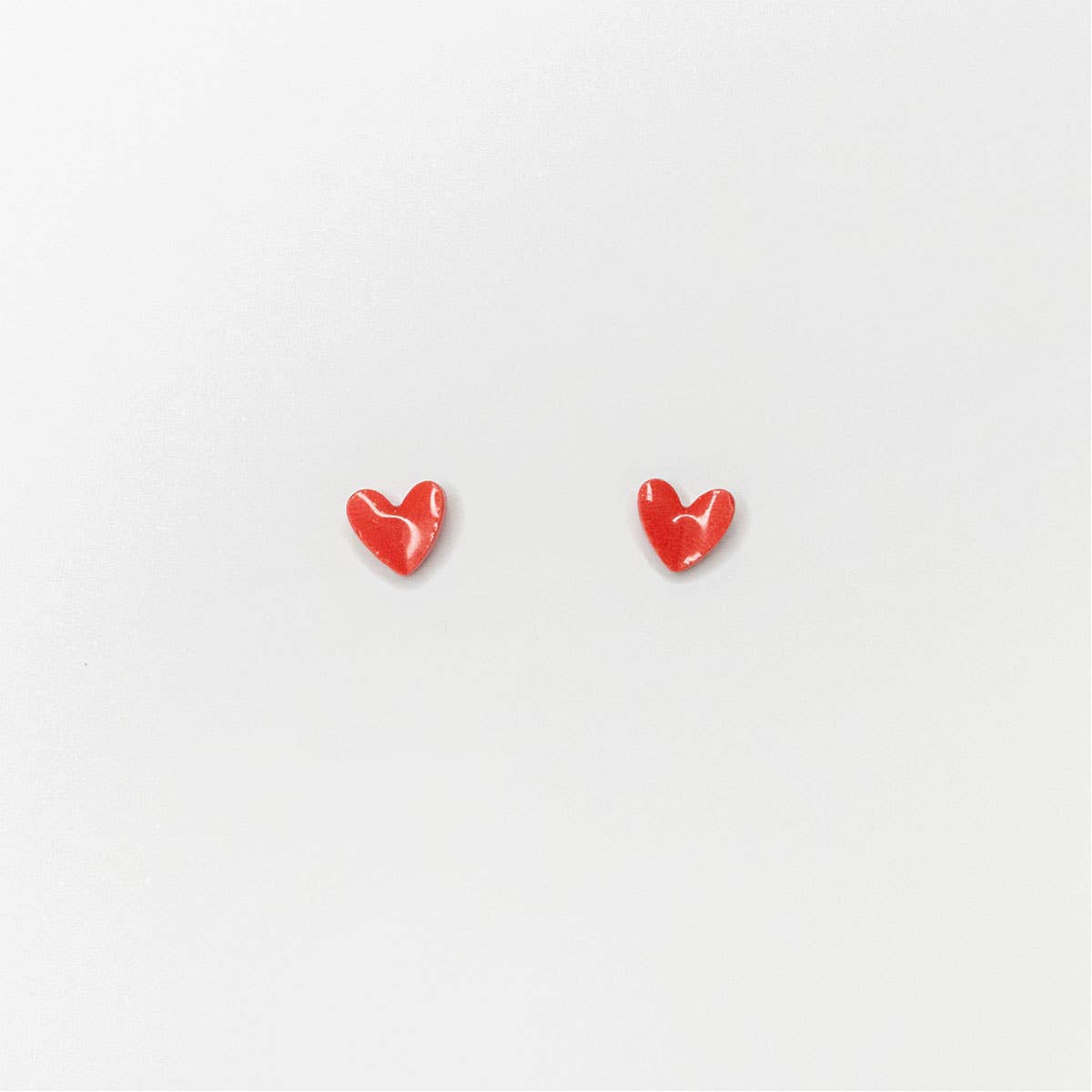 La Petite Épicerie - Wholesale Ear Jackets/Climbers - Porcelain earrings - Heart2
