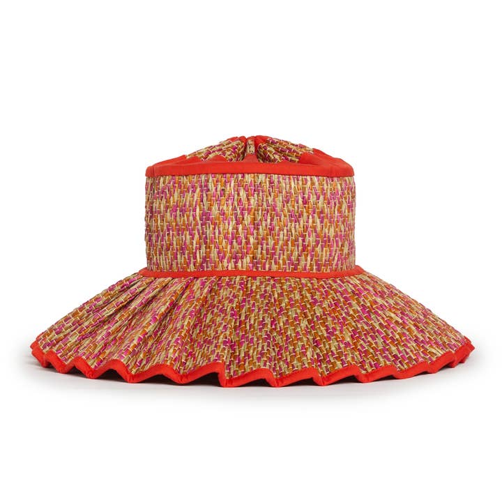 Bougainvillea | Tangerine | Island Capri Hat for wholesale on Faire
