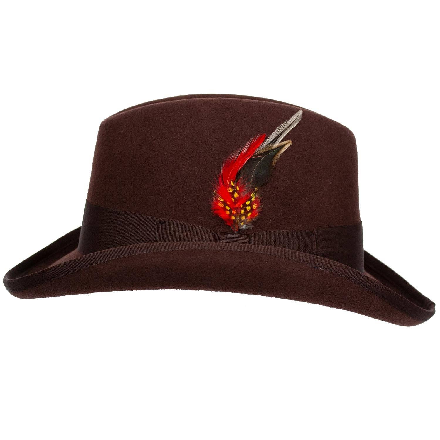 Levine Hat Company - Vente Chapeau en feutre – homme - Charles Wool Homburg Godfather by 9th Street Hats1