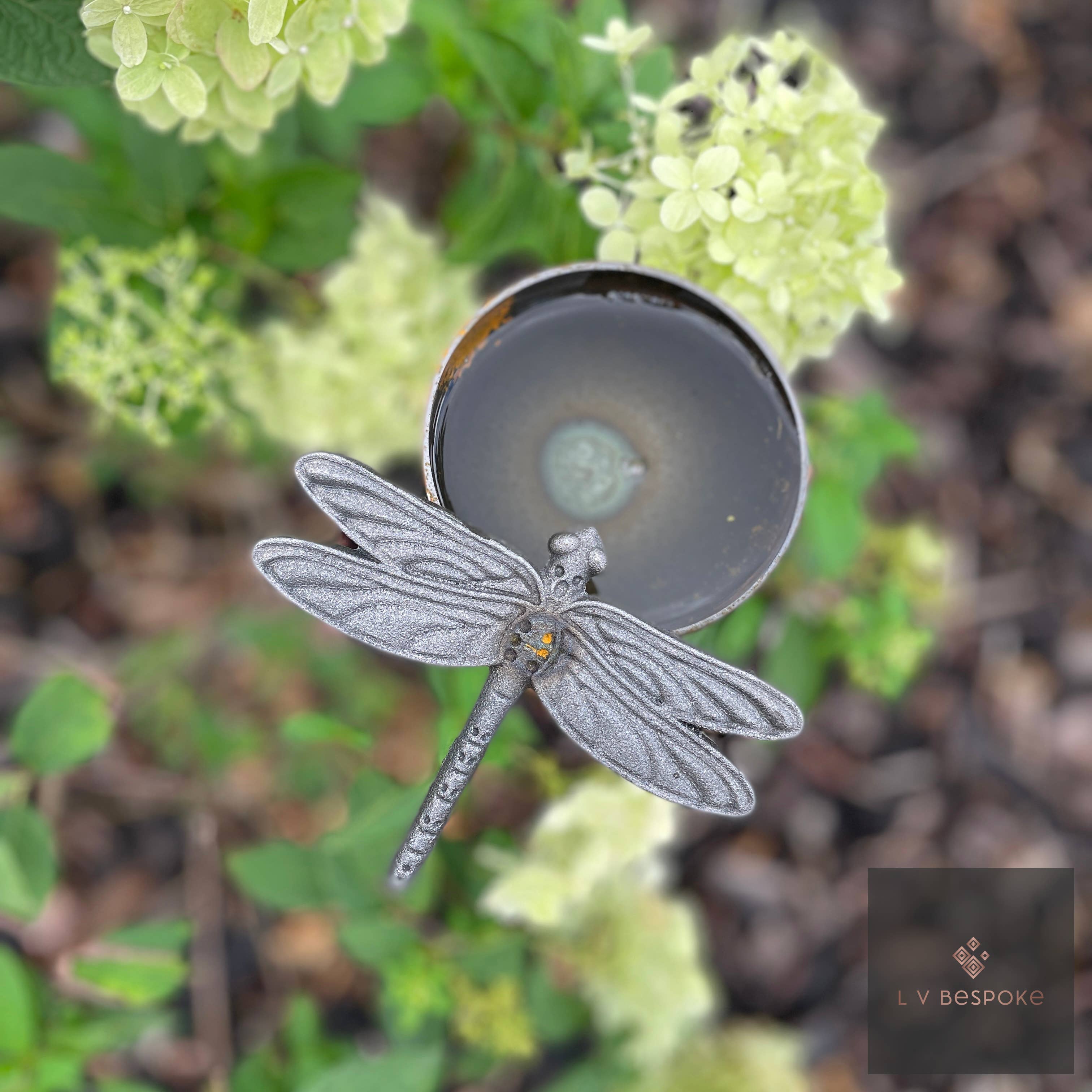 L V Bespoke – wholesale Bird feeder – Cuppy Garden Stake - Water / Seed Holder /  Bee Drinker5