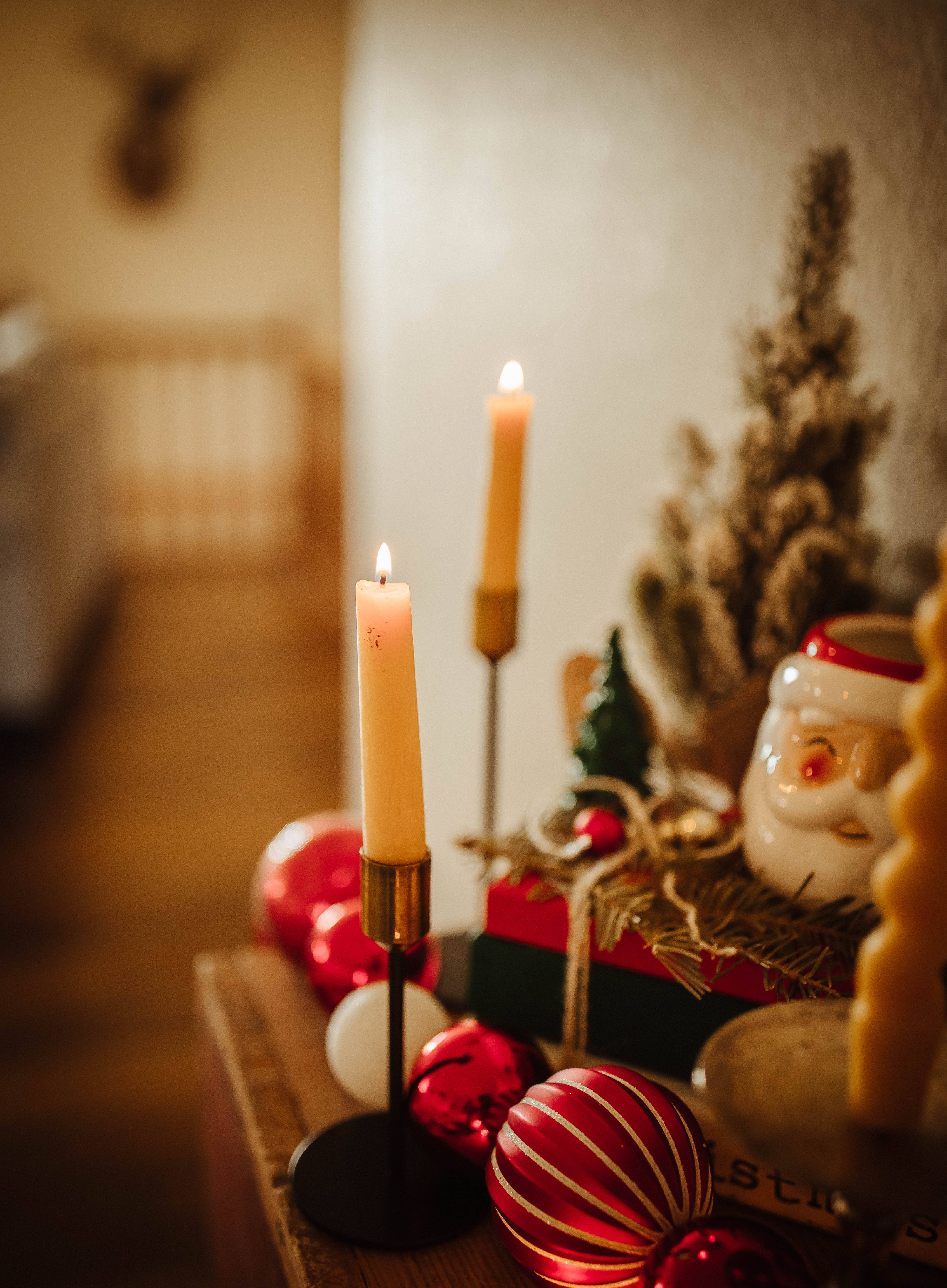 The Holton Homestead - Wholesale Taps toelopende kaars/kandelaar - Conische kaars van bijenwas3