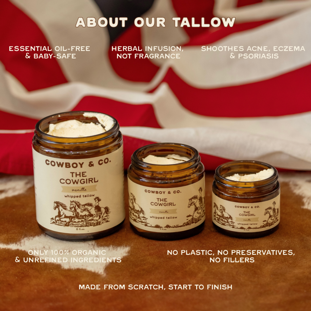 Cowboy & Co. - Wholesale Facial Moisturizer - Vanilla Infused Tallow Balm Moisturizer | Organic 14
