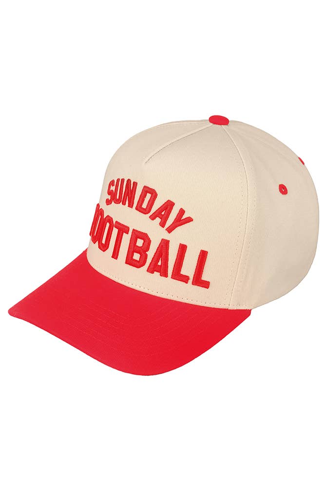 Hana - Wholesale Trucker Hat - Women's - C.C SUNDAY FOOTBALL Embroidered Trucker Cap 4