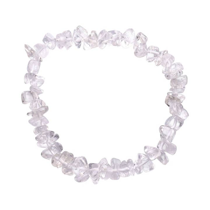 Vives de la Cortada S.L – wholesale Beaded bracelet – Transparent quartz chip bracelet1