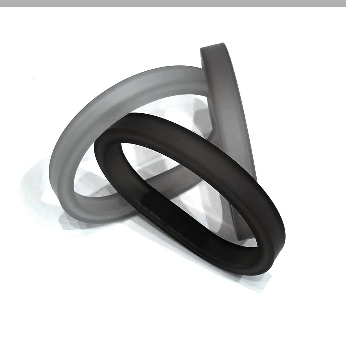 ALEX+SVET - Wholesale Bangle Bracelet - DRIM TRIO set of 3 hand-tinted rubber bracelets ESSENTIALS1