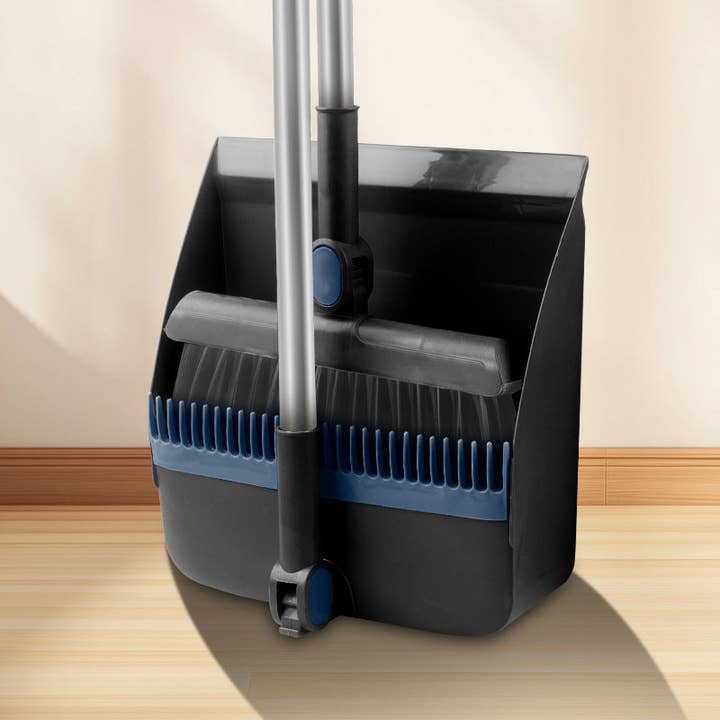 Hair Imports NYC - Wholesale Cleaning Brush - 3-in-1 Salon Broom & Dustpan Set - Hair-Free Cleaning System4