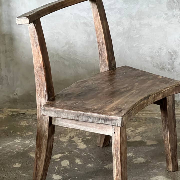 Office Objets – wholesale Chair – Large chair or armchair in antique teak H84 L6063