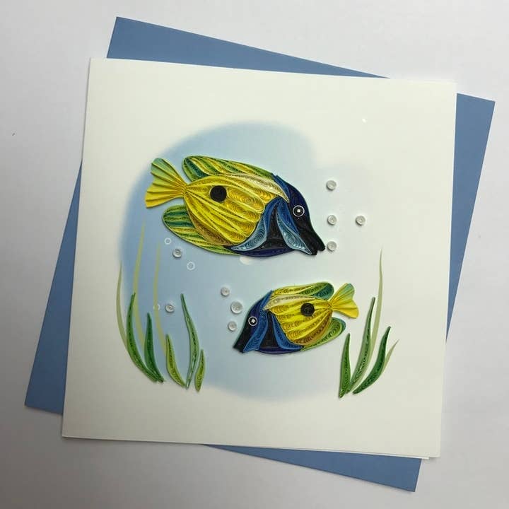 Carte Quilled Water Saltwater pour la vente par Poppin Cards and Gifts