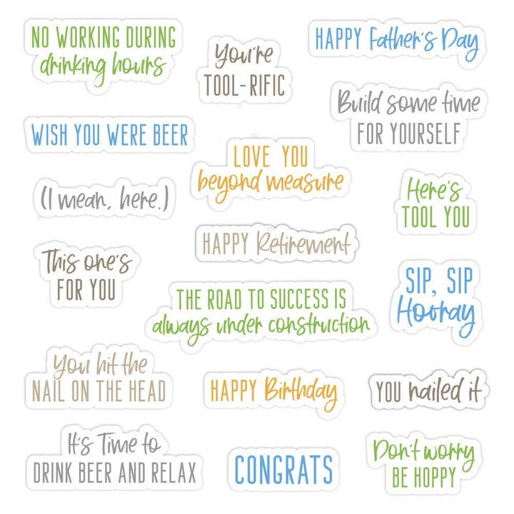 Nailed It - 4x6 Photopolymer Stamp Set for wholesale by Honey Bee Stamps