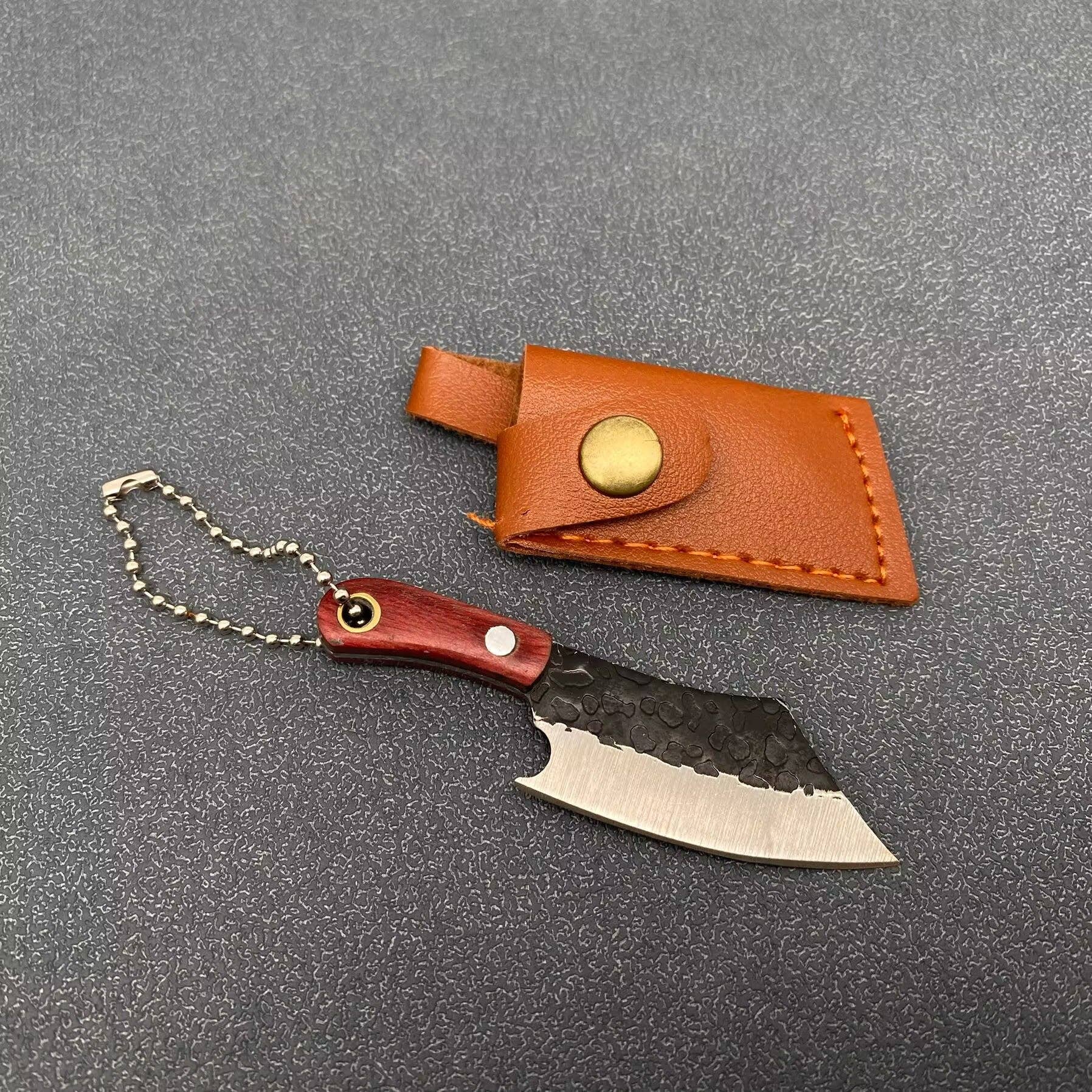 Mio Queena - Wholesale Pocket Knife/Holder - Black Enamel Mini Knife With Protective Sleeve12