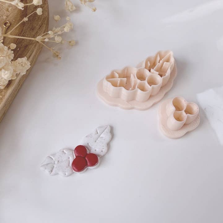 Conjunto de Cortadores de Argila Azevinho por atacado de S.I. Originals