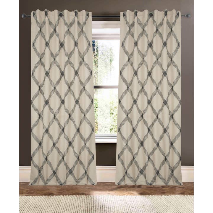 Creative Threads, Inc. - Wholesale Curtain - Caravan Natural 108" Linen Cotton Blend Drape