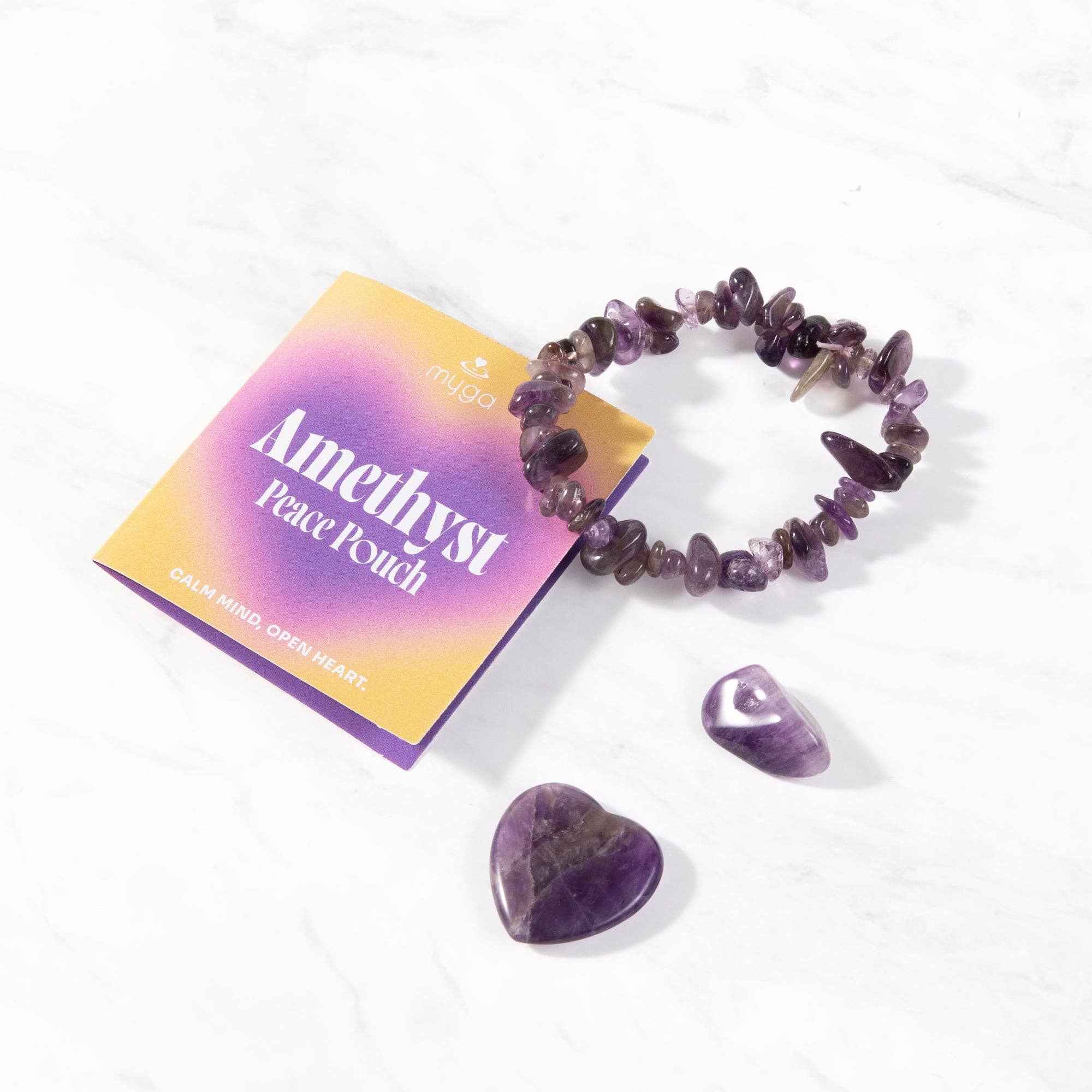 Myga – Großhandel Spiritueller Stein/Kristall – Stone Pouch Kollektion: Set mit 3 Heiligen Schätzen – Wahl aus 3 Kristallen7