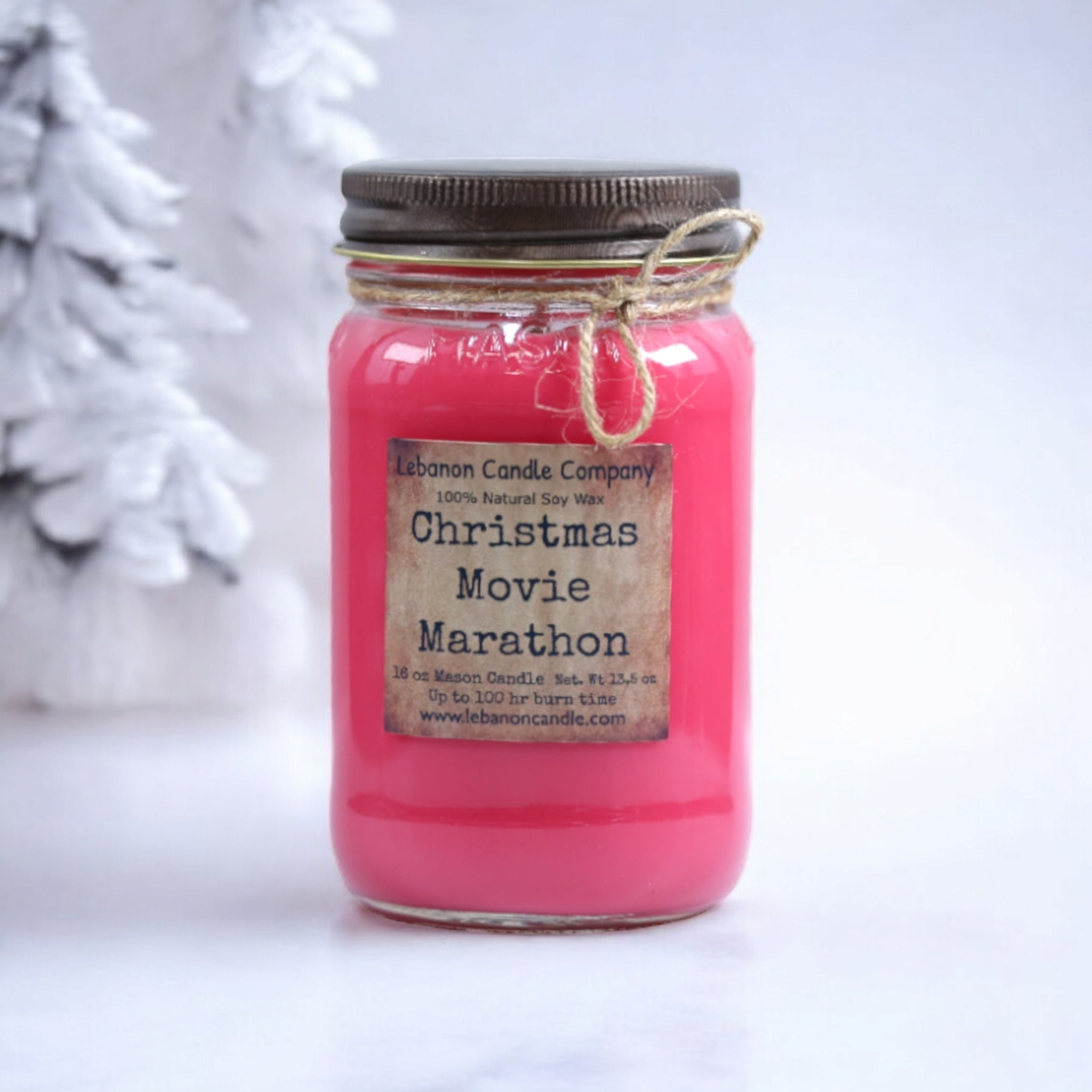 Lebanon Candle Company – wholesale Jar/filled candle – Christmas Movie Marathon Candle6