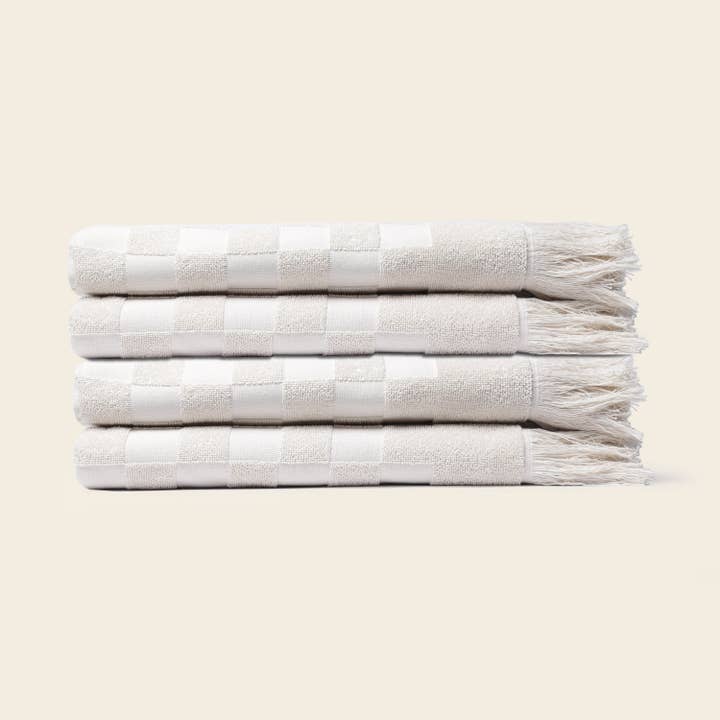 Happy Place Brand - Wholesale Bath Towel - Organic Checkered Bath Towel21