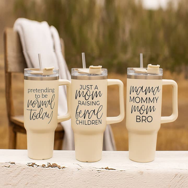 Gia Roma - Wholesale Insulated mug/tumbler - Fall Tumblers with Handle & Lid | Modern Autumn Travel Mugs16