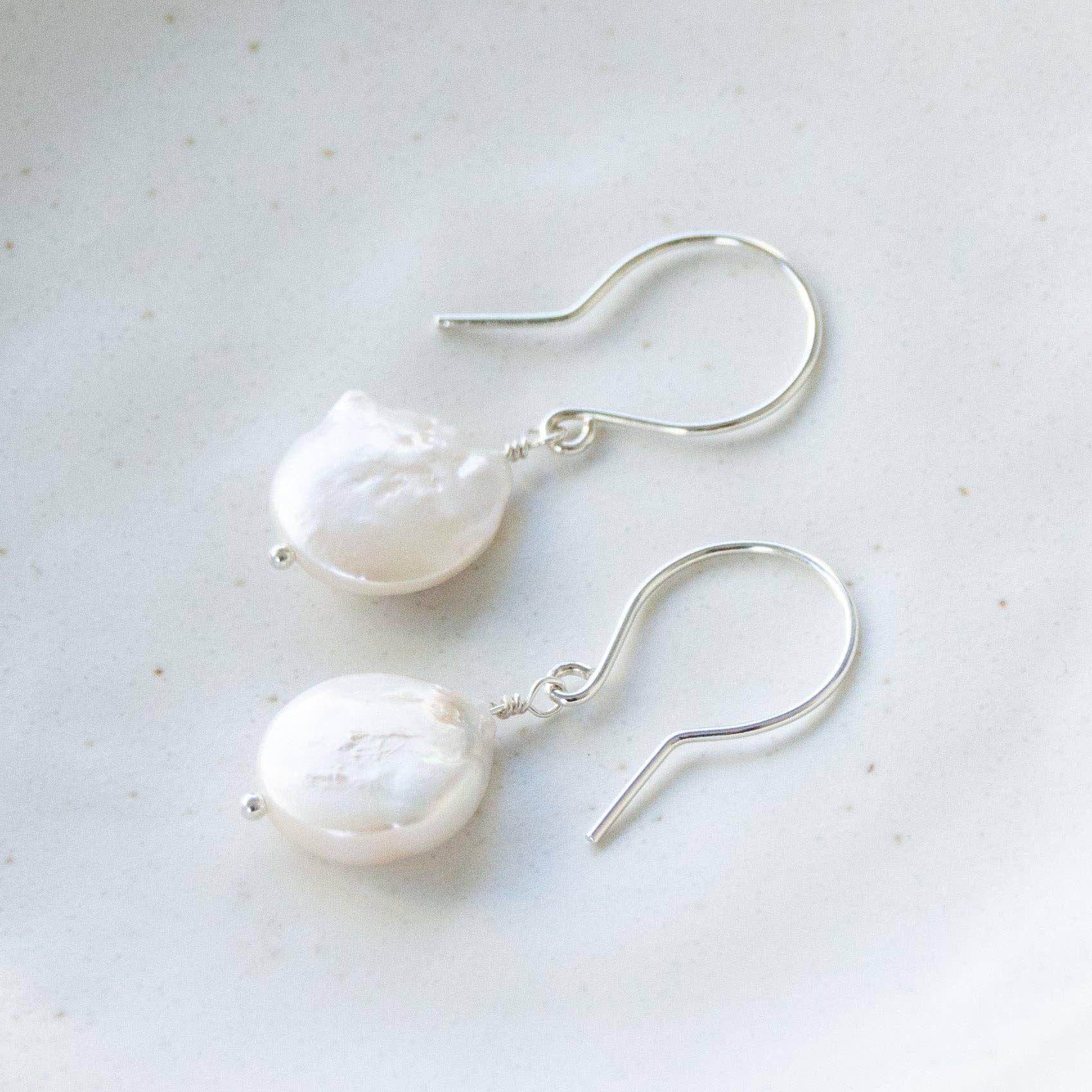 Kaju Creations - Wholesale Dangle Earrings - Pearl Hook Earrings0