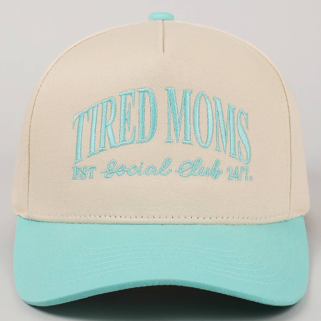 Fashion City - Wholesale Trucker Hat - Women's - Tired Moms EST Social Club 24/7 Embroidery Cap27
