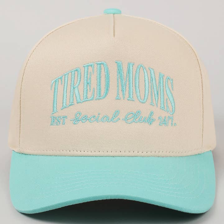 Fashion City - Wholesale Trucker Hat - Women's - Tired Moms EST Social Club 24/7 Embroidery Cap27