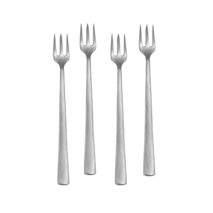 Ensemble de 4 fourchettes à fruits de mer American Industrial fabriqué aux États-Unis pour la vente par Liberty Tabletop